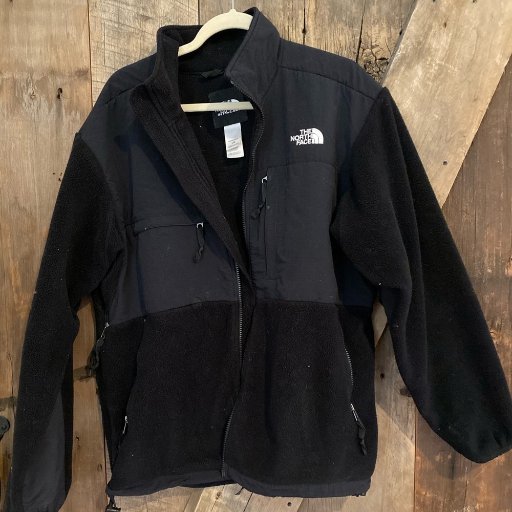 Men’s Large North Face Black Fleece Jacket
